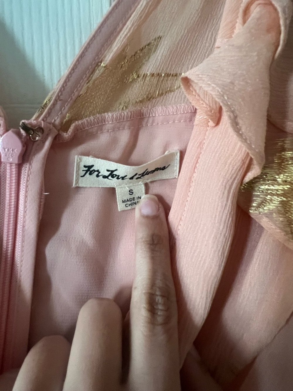 For Love & Lemons Gilded Star Mini Dress - Picture 5 of 5